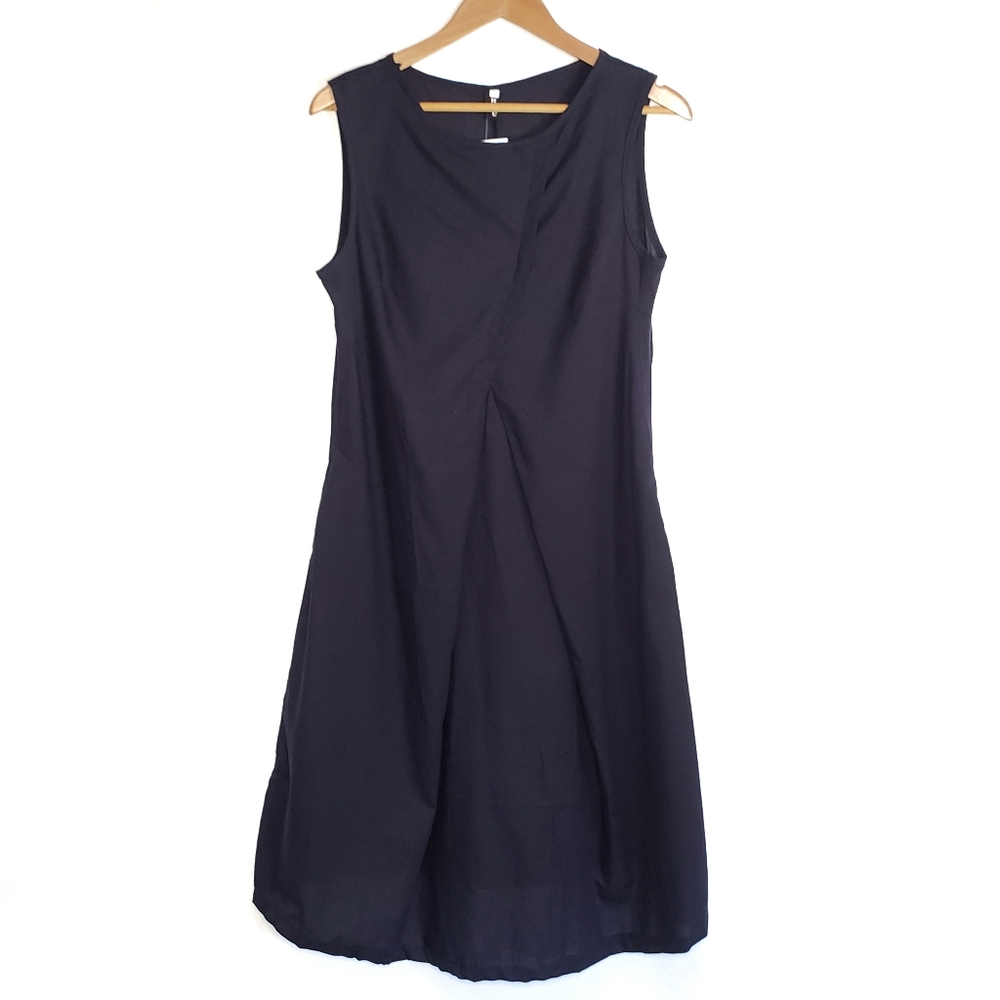HYC Maternity Cotton Asian Indie Dress Midi